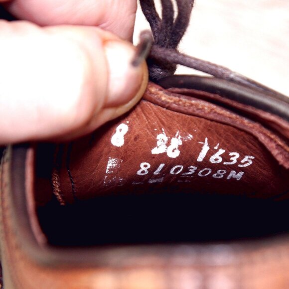 Allen Edmonds STRAND Oxford 8 EEE Wide Walnut * add $15 Cedar Trees - Picture 6 of 13